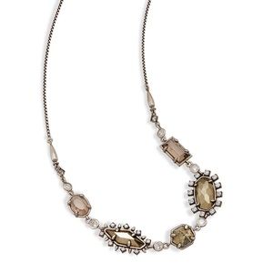Kendra Scott June Long Necklace in Antique Silver
